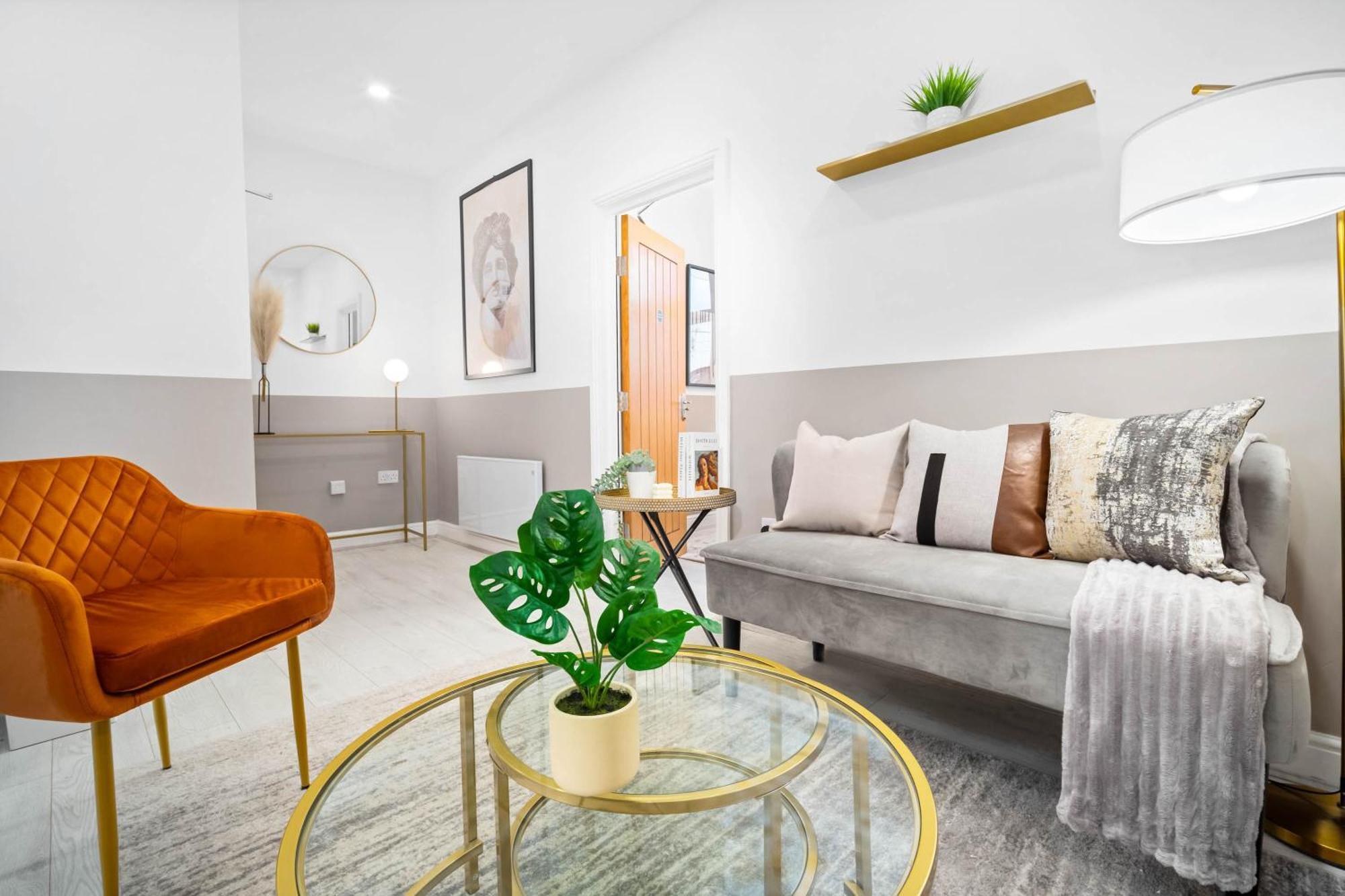 Luxury Apartment - Wifi - Smart Tv - Near City Centre - 2Mr Birmingham Rum bild